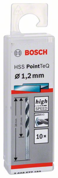 Bosch HSS spiralna burgija PointTeQ 1,2 mm 2608577180