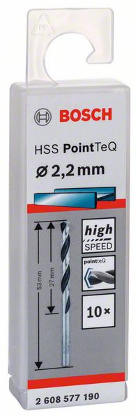 Bosch HSS spiralna burgija PointTeQ 2,2 mm 2608577190