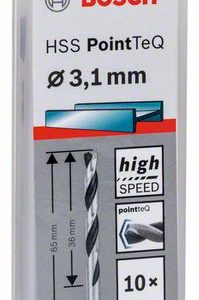 Bosch HSS spiralna burgija PointTeQ 3,1 mm 2608577199