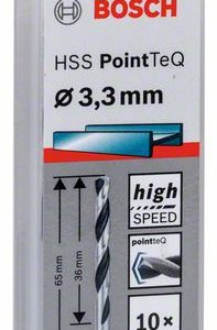 Bosch HSS spiralna burgija PointTeQ 3,3 mm 2608577201