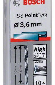Bosch HSS spiralna burgija PointTeQ 3,6 mm 2608577204