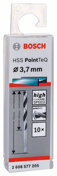 Bosch HSS spiralna burgija PointTeQ 3,7 mm 2608577205