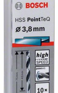 Bosch HSS spiralna burgija PointTeQ 3,8 mm 2608577206
