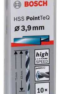 Bosch HSS spiralna burgija PointTeQ 3,9 mm 2608577207
