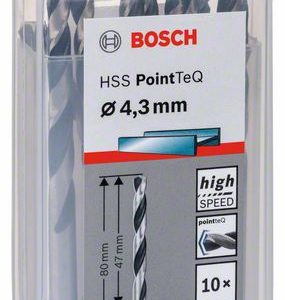 Bosch HSS spiralna burgija PointTeQ 4,3 mm 2608577211