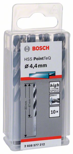 Bosch HSS spiralna burgija PointTeQ 4,4 mm 2608577212