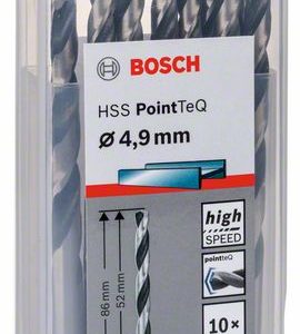 Bosch HSS spiralna burgija PointTeQ 4,9 mm 2608577217