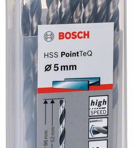 Bosch HSS spiralna burgija PointTeQ 5,0 mm 2608577218