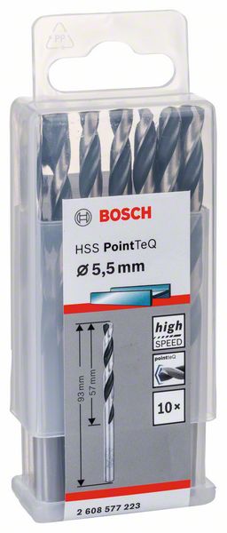 Bosch HSS spiralna burgija PointTeQ 5,5 mm 2608577223