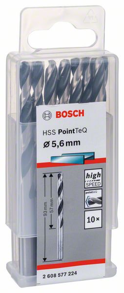Bosch HSS spiralna burgija PointTeQ 5,6 mm 2608577224