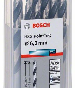 Bosch HSS spiralna burgija PointTeQ 6,2 mm 2608577230