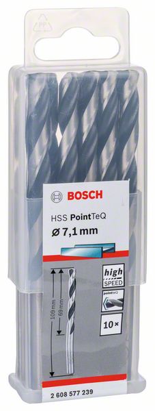 Bosch HSS spiralna burgija PointTeQ 7,1 mm 2608577239