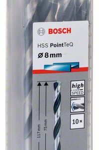 Bosch HSS spiralna burgija PointTeQ 8,0 mm 2608577248