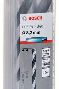 Bosch HSS spiralna burgija PointTeQ 8,2 mm 2608577250