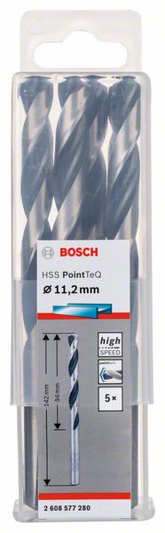 Bosch HSS spiralna burgija PointTeQ 11,2 mm 2608577280