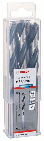 Bosch HSS spiralna burgija PointTeQ 11,8 mm 2608577286