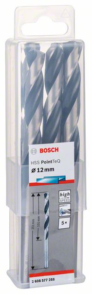 Bosch HSS spiralna burgija PointTeQ 12,0 mm 2608577288