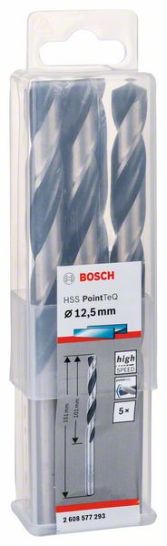 Bosch HSS spiralna burgija PointTeQ 12,5 mm 2608577293