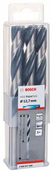 Bosch HSS spiralna burgija PointTeQ 12,7 mm 2608577295