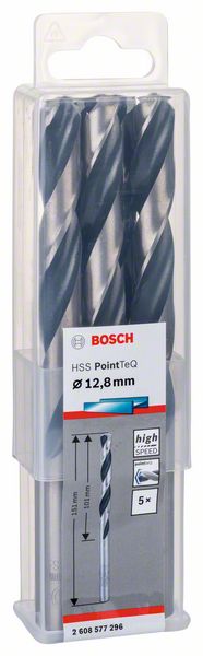 Bosch HSS spiralna burgija PointTeQ 12,8 mm 2608577296