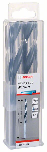Bosch HSS spiralna burgija PointTeQ 13,0 mm 2608577298