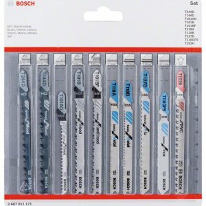 Bosch List ubodne testere set 10 komada All in One 2607011171