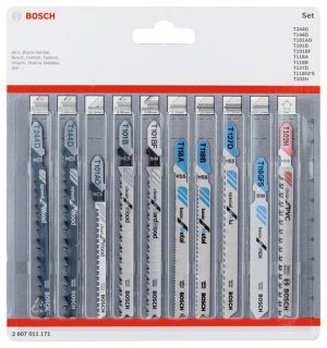 Bosch List ubodne testere set 10 komada All in One 2607011171