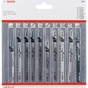 Bosch 10-delni komplet listova ubodne testere sa T držačem za čisto sečenje 2607011172
