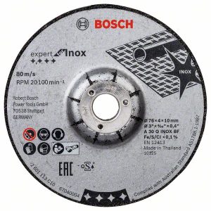 Bosch Expert for INOX 2 komada x 76 x 4 x 10 mm brusne ploče 2608601705