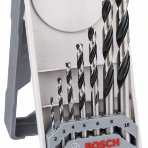 Bosch Mini-X-Line komplet HSS spiralnih burgija PointTeQ, 7 delova, 2–8 mm 2608577347