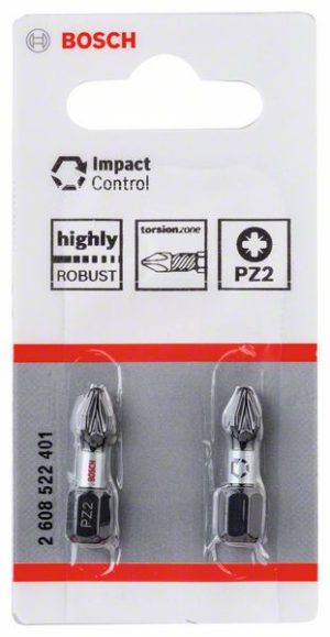 Bosch Impact Control nastavak od 25 mm, 2xPZ2 2608522401
