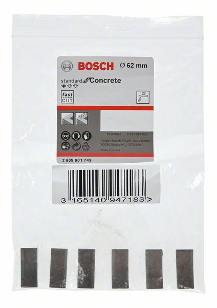 Bosch Standard for Concrete segmenti za dijamantske krune za bušenje 1 1/4" UNC 2608601749