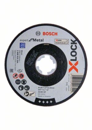 Bosch X-LOCK Expert for Metal 125x1,6x22,23 za ravno sečenje 2608619254