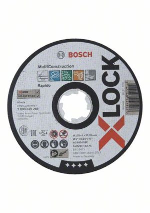 Bosch X-LOCK Multi Material 125x1x22,23, ravno sečenje 2608619269
