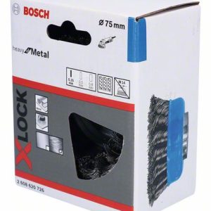 Bosch X-LOCK lončasta četka 75 čelik 2608620726