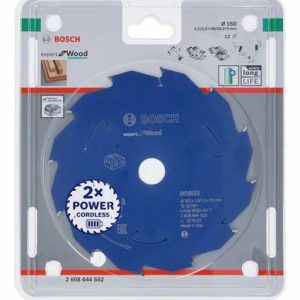 Bosch Expert for Wood list kružne testere za akumulatorske testere 160x1.5/1x20 T12 2608644502