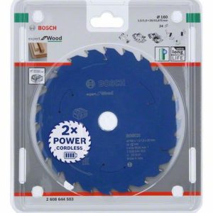 Bosch Expert for Wood list kružne testere za akumulatorske testere 160x1.5/1x20 T24 2608644503