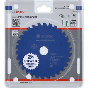 Bosch Expert for Stainless Steel list kružne testere za akumulatorske testere 136x1.5/1.2x20 T30 2608644530
