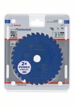 Bosch Expert for Stainless Steel list kružne testere za akumulatorske testere 150x1.6/1.3x20 T32 2608644532