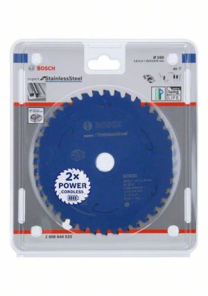 Bosch Expert for Stainless Steel list kružne testere za akumulatorske testere 160x1.6/1.3x20 T40 2608644533