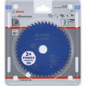 Bosch Expert for Aluminium list kružne testere za akumulatorske testere 140x1.8/1.3x20 T48 2608644536