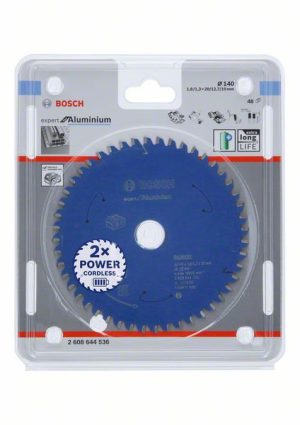 Bosch Expert for Aluminium list kružne testere za akumulatorske testere 140x1.8/1.3x20 T48 2608644536