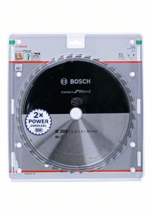 Bosch Akülü daire testereler için Standard for Wood Daire Testere Bıçağı 305x2,2/1,6x30 T40 2608837741