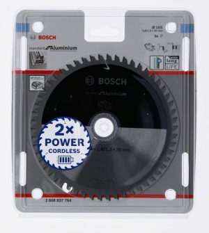Bosch Akülü daire testereler için Standard for Aluminium Daire Testere Bıçağı 165x1,8/1,3x30 T54 2608837764