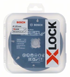 Bosch X-LOCK 125 mm komplet za sečenje i lamelna brusna ploča, CMW 2608619374