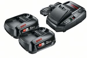 Bosch Sistemski pribor 18 V litijum-jonski Početni set 18 V (2 x 2,5 Ah + AL 1830 CV) 1600A011LD