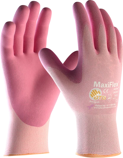 Atg rukavica MaxiFlex Active roza 34-814/07