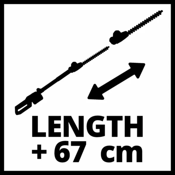 Einhell GC-HH 18/45 Li T-Solo Akumulatorske teleksop makaze za žbunje 3410585