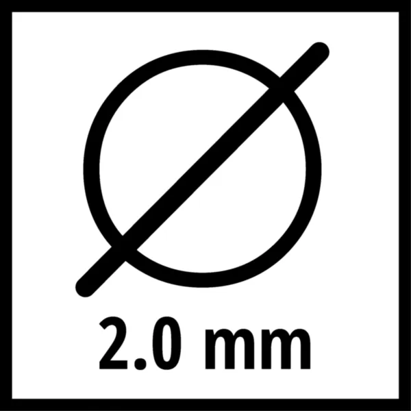 Einhell Struna basic line 2,0mm 15m Struna okrugli presek 3436652