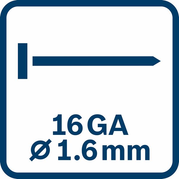 16 GA fi 1,6mm